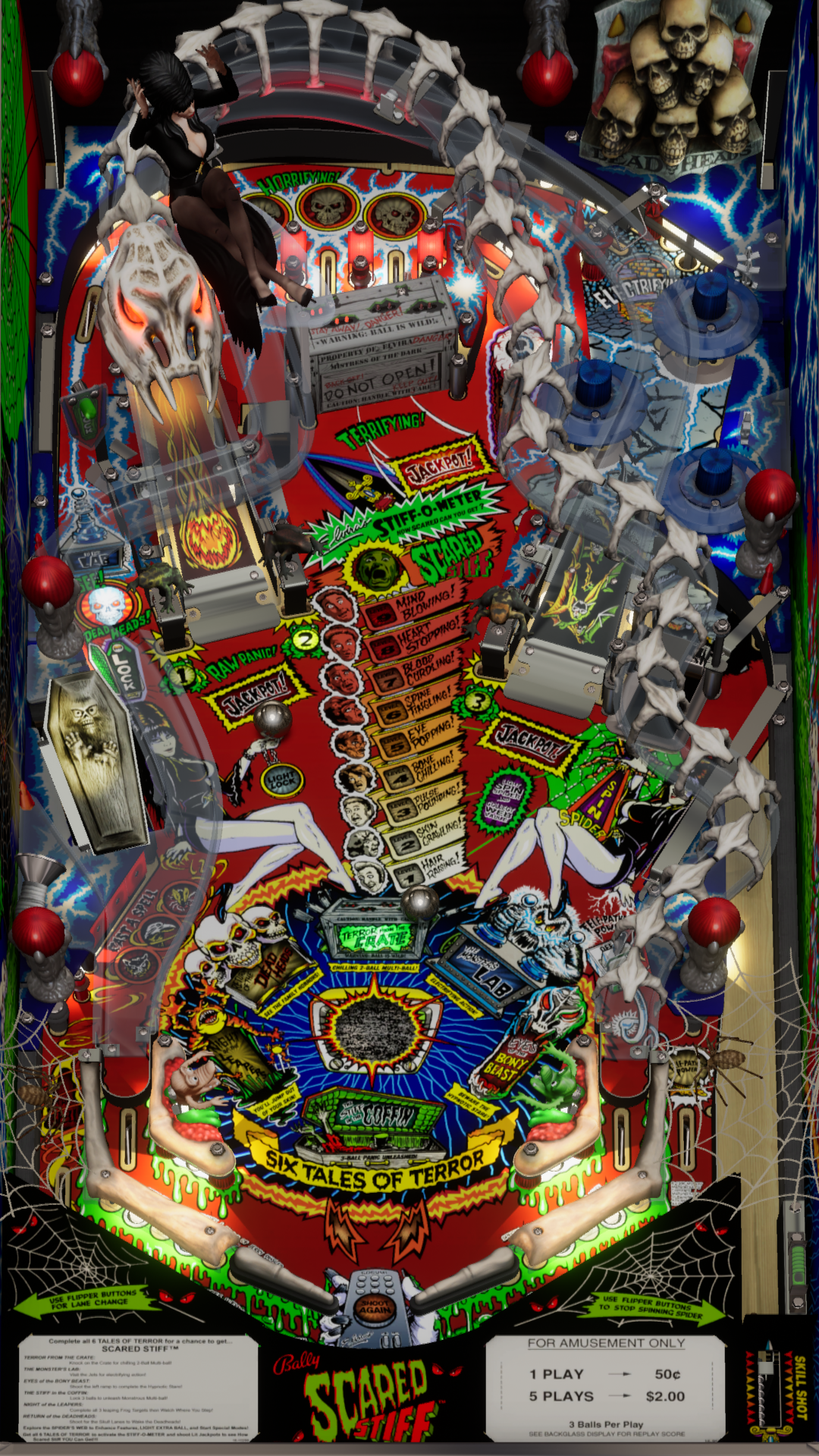 Williams™ Pinball: Scared Stiff Legends Single Premium Pack (For Legends 4K™ Pinball ONLY)