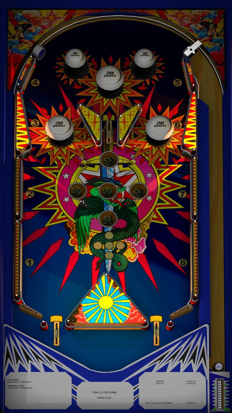 Zaccaria Pinball Pack 4 (For Legends 4K™ Pinball ONLY)