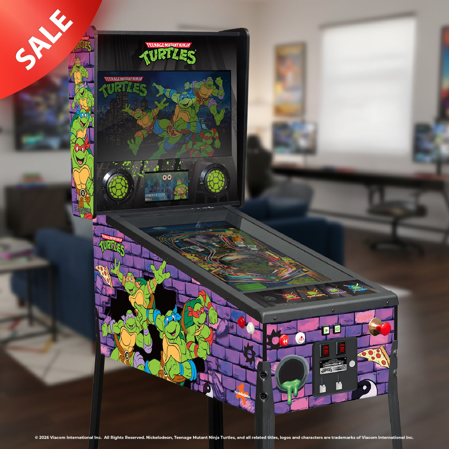 Legends Pinball 4KP Teenage Mutant Ninja Turtles Premium Starter with SSF Kit™ Preinstalled