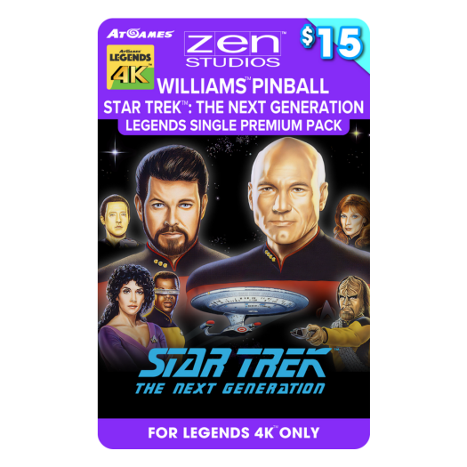 Williams™ Pinball Star Trek™: The Next Generation (Legends 4K™ ONLY)