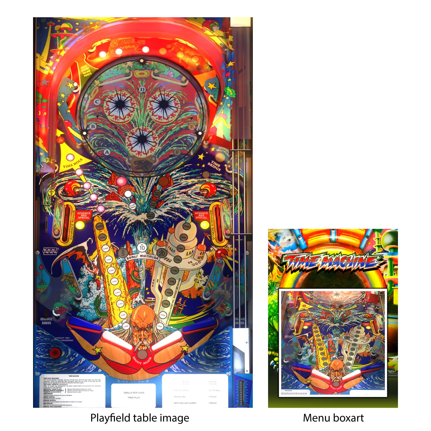 Zaccaria Pinball Pack 9 (Legends HD Universal Pack)