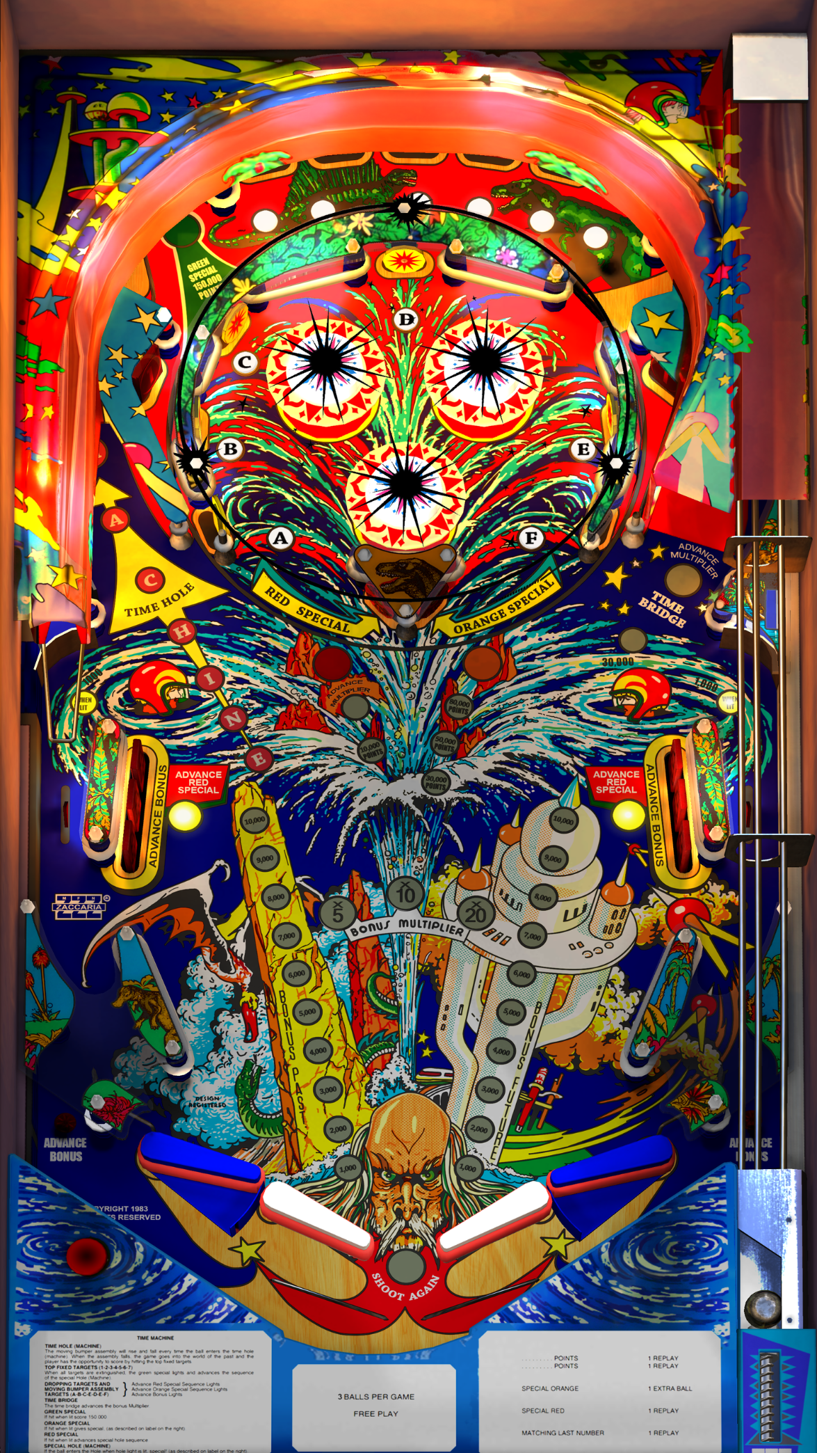 Zaccaria Pinball Pack 9 (For Legends 4K™ Pinball ONLY)