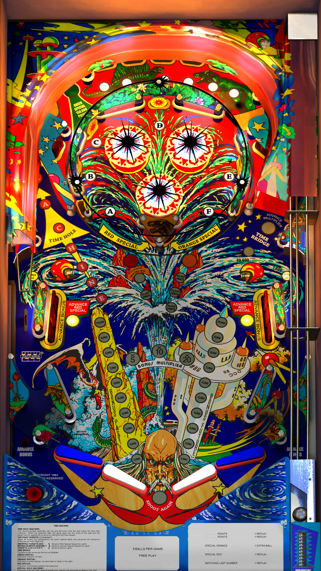 Zaccaria Pinball Pack 9 (For Legends 4K™ Pinball ONLY)