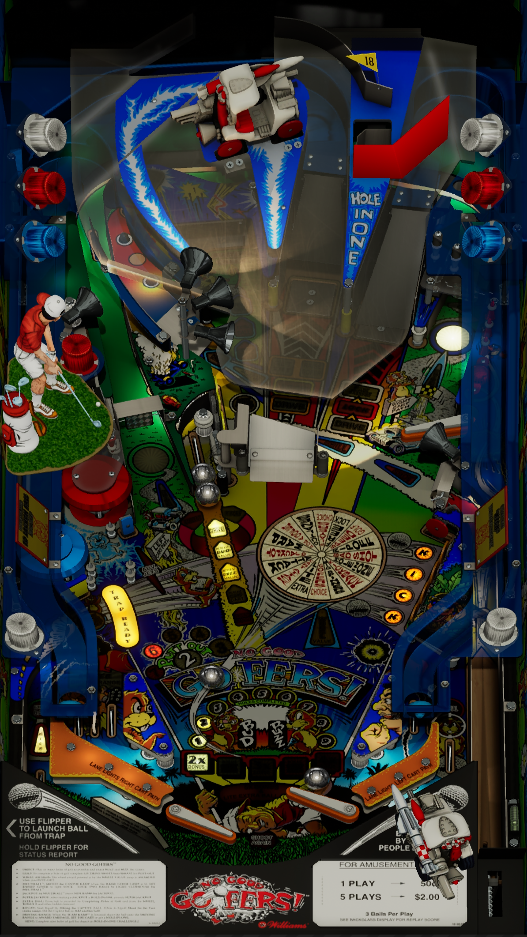 Williams™ Pinball: No Good Gofers™ Legends Single Pack (For Legends 4K™ Pinball ONLY)