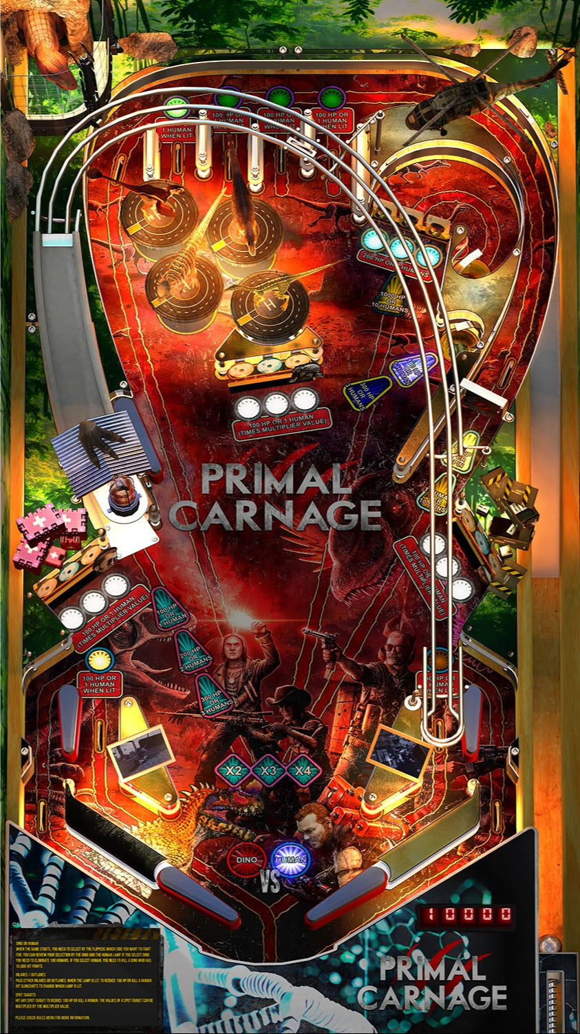 Zaccaria Primal Carnage Solid State Legends Single Pack (For Legends 4K™ Pinball ONLY)