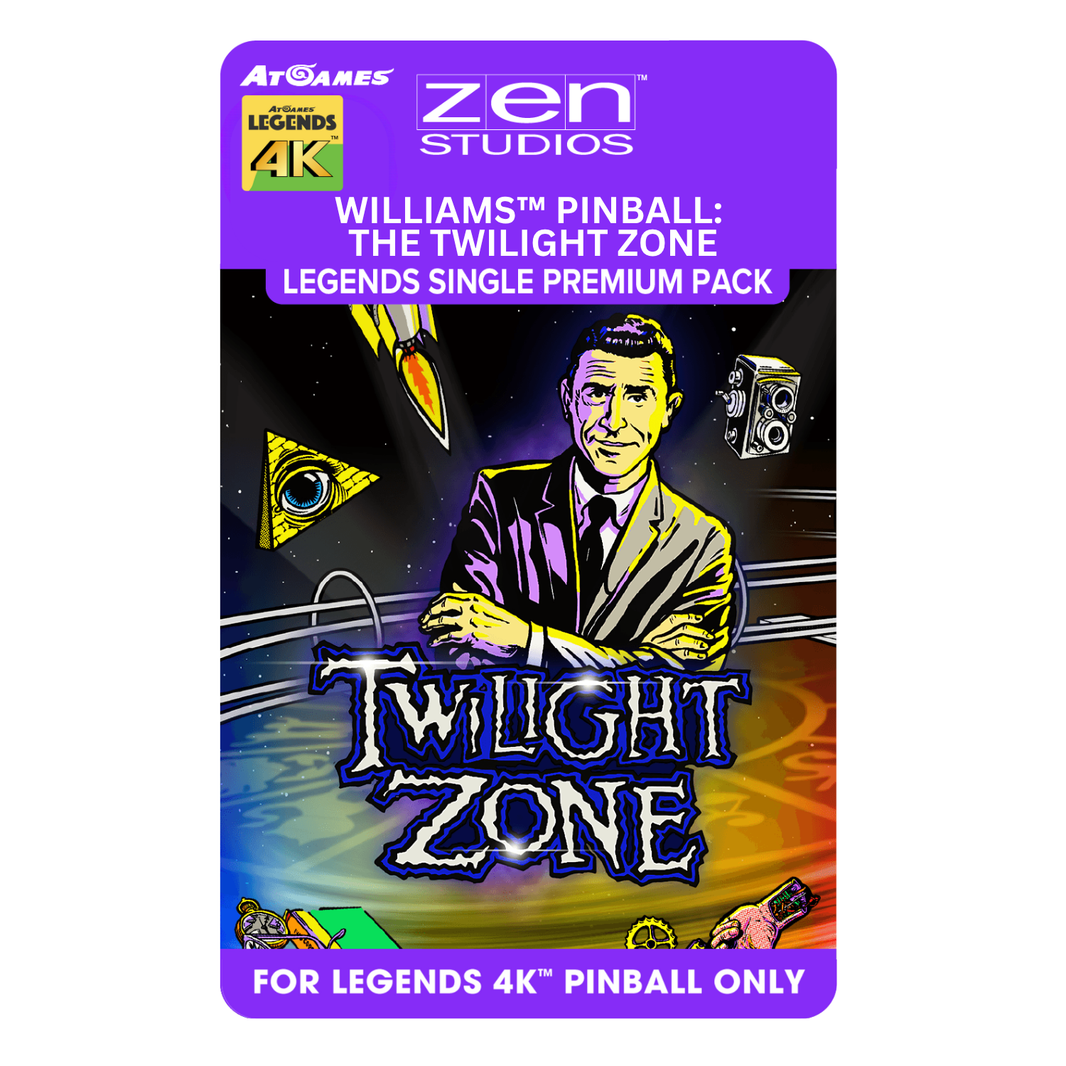 Williams™ Pinball: The Twilight Zone Legends Single Premium Pack (For Legends 4K™ Pinball ONLY)