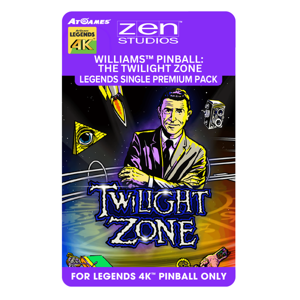 Williams™ Pinball: The Twilight Zone Legends Single Premium Pack (For Legends 4K™ Pinball ONLY)