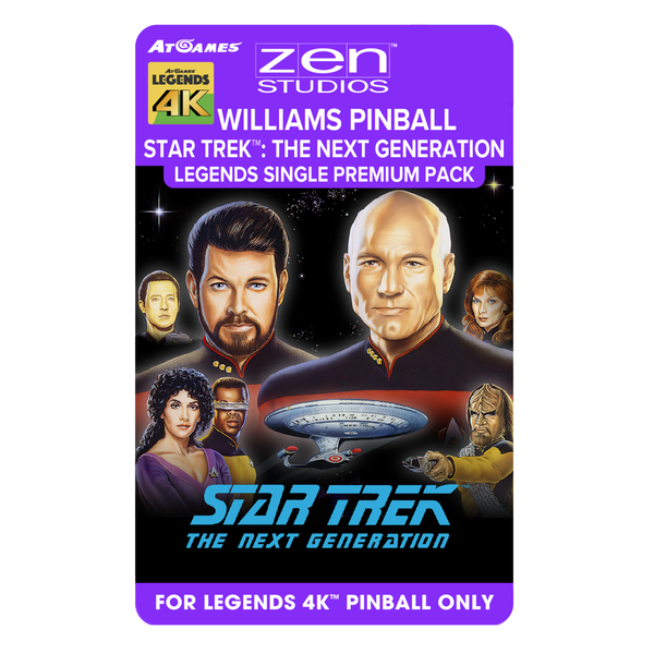 Williams™ Pinball Star Trek™: The Next Generation Legends Single Premium Pack (For Legends 4K™ Pinball ONLY)