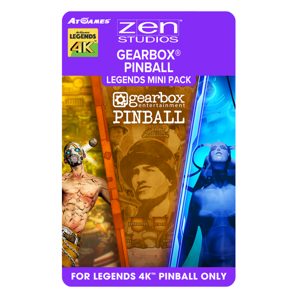 Gearbox® Pinball Legends Mini Pack (For Legends 4K™ Pinball ONLY)