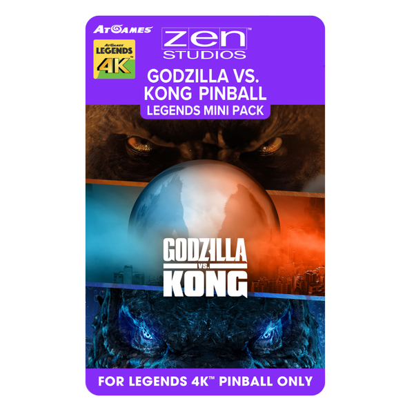 Godzilla vs. Kong Pinball Legends Mini Pack (For Legends 4K™ Pinball ONLY)