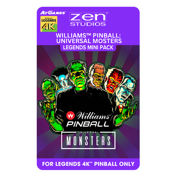 Williams™ Pinball: Universal Monsters Legends Mini Pack (For Legends 4K™ Pinball ONLY)