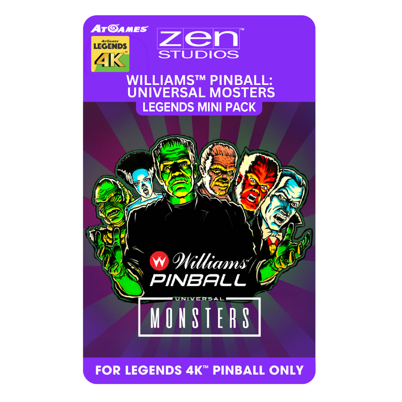 Williams™ Pinball: Universal Monsters Legends Mini Pack (For Legends 4K™ Pinball ONLY)