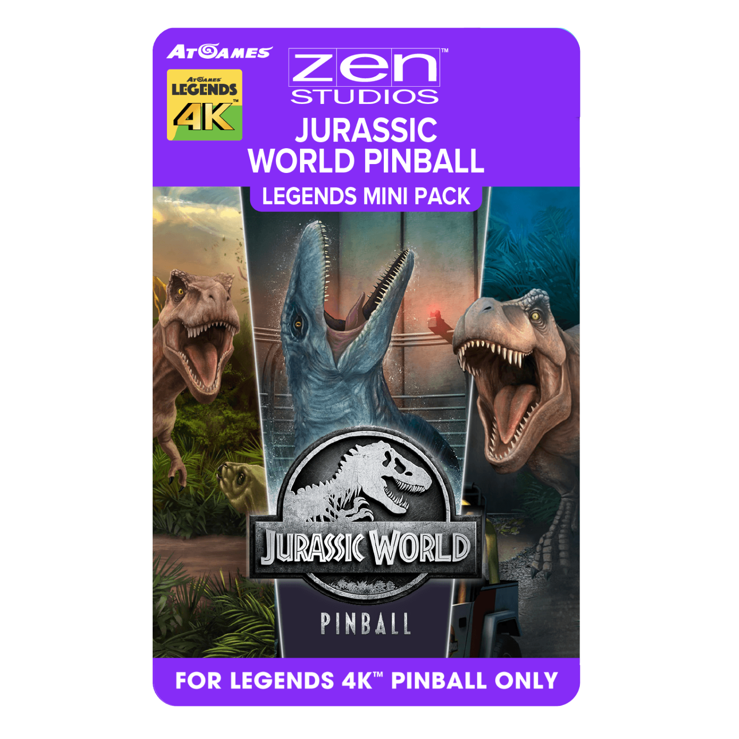 Jurassic World Pinball Legends Mini Pack (For Legends 4K™ Pinball ONLY)