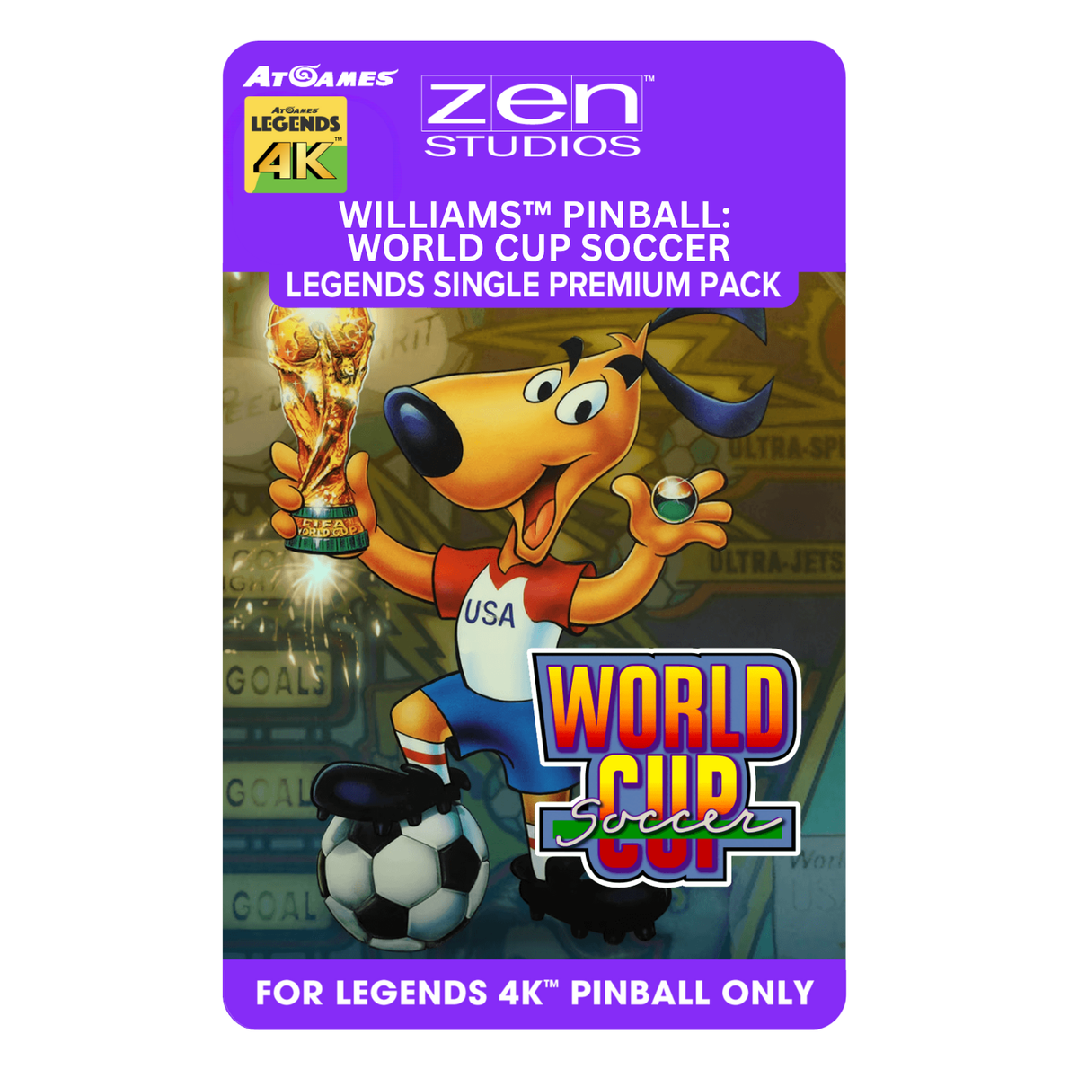 Williams™ Pinball: World Cup Soccer Legends Single Premium Pack (For L