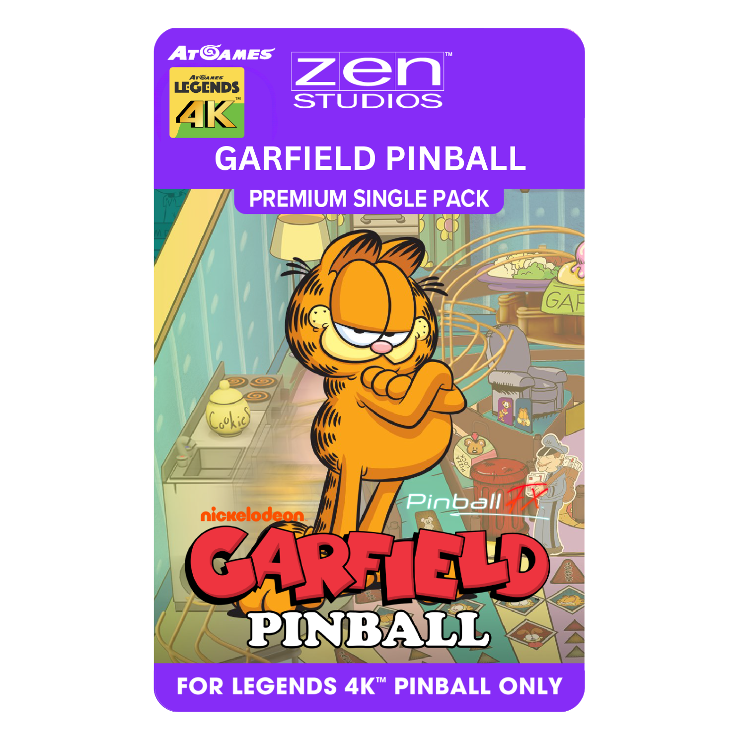 Garfield Pinball Legends Single Pack (For Legends 4K™ Pinball ONLY)