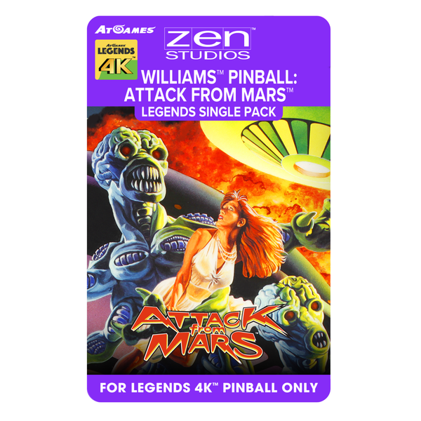 Williams™ Pinball: Attack from Mars™ Legends Single Pack (For Legends 4K™ Pinball ONLY)