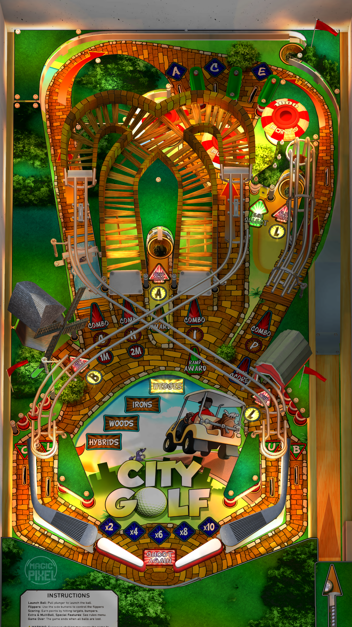 Zaccaria City Golf (For Legends Pinball HD and Legends Pinball Micro HD Only)