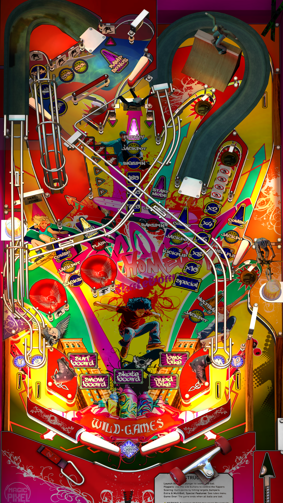 Zaccaria Wild Games (For Legends Pinball HD and Legends Pinball Micro HD Only)