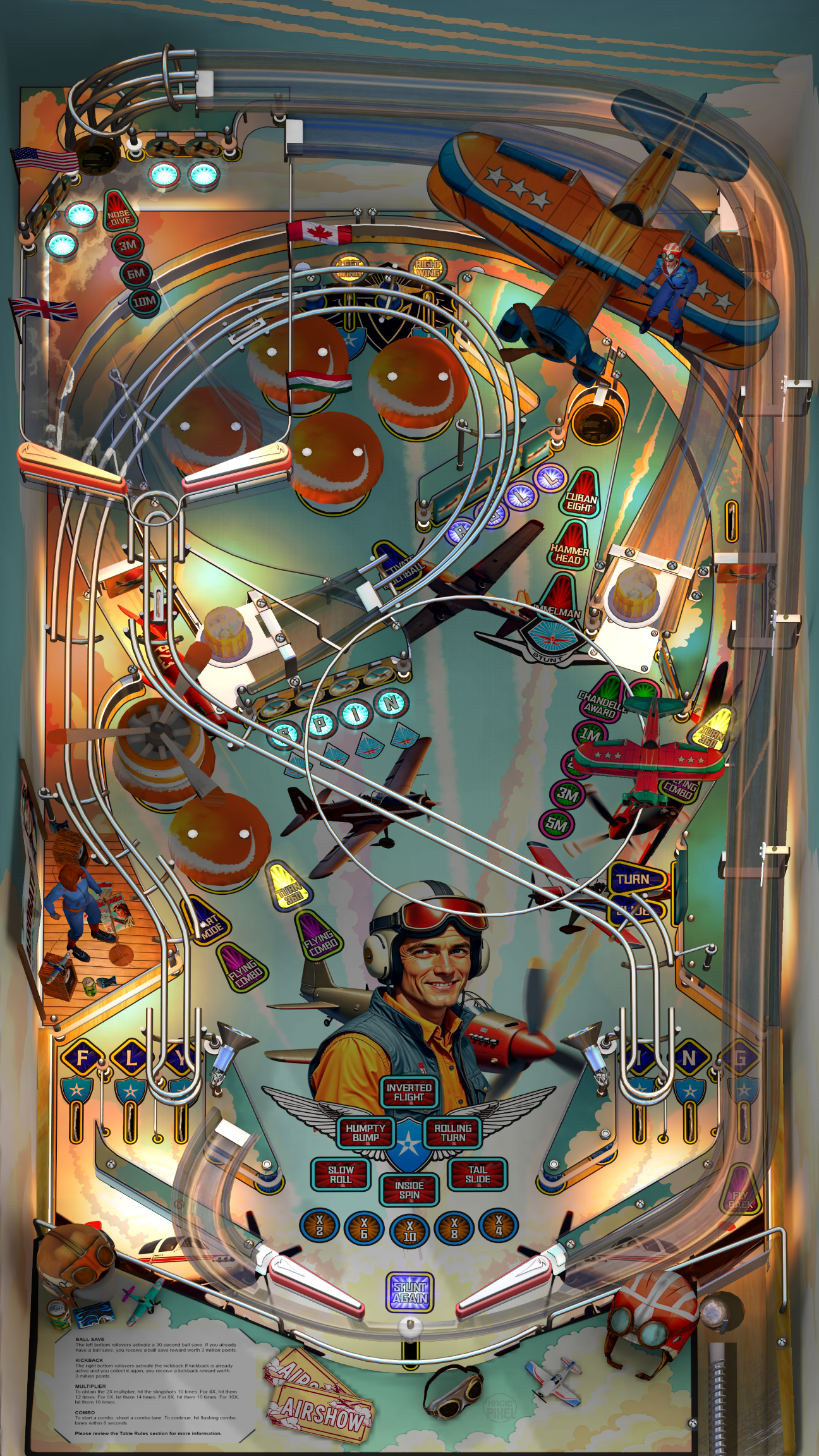 Zaccaria Aerobatics Deluxe (For Legends Pinball HD and Legends Pinball Micro HD Only)