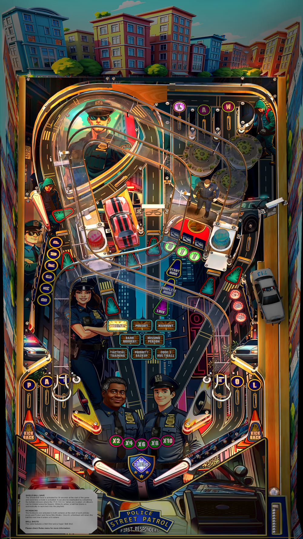Police: Street Patrol (For Legends Pinball HD and Legends Pinball Micr