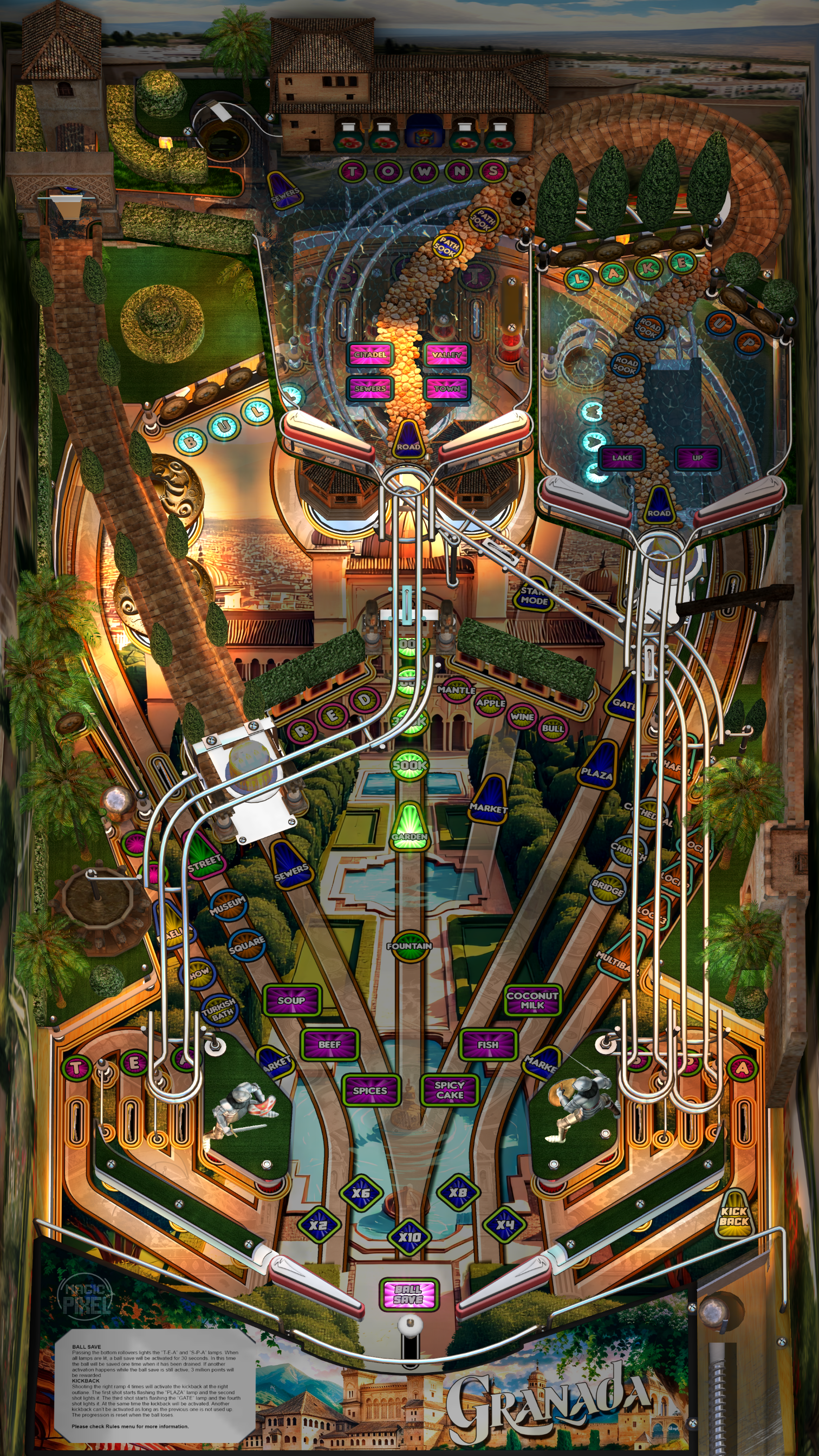 Zaccaria Granada Deluxe (For Legends Pinball HD and Legends Pinball Micro HD Only)