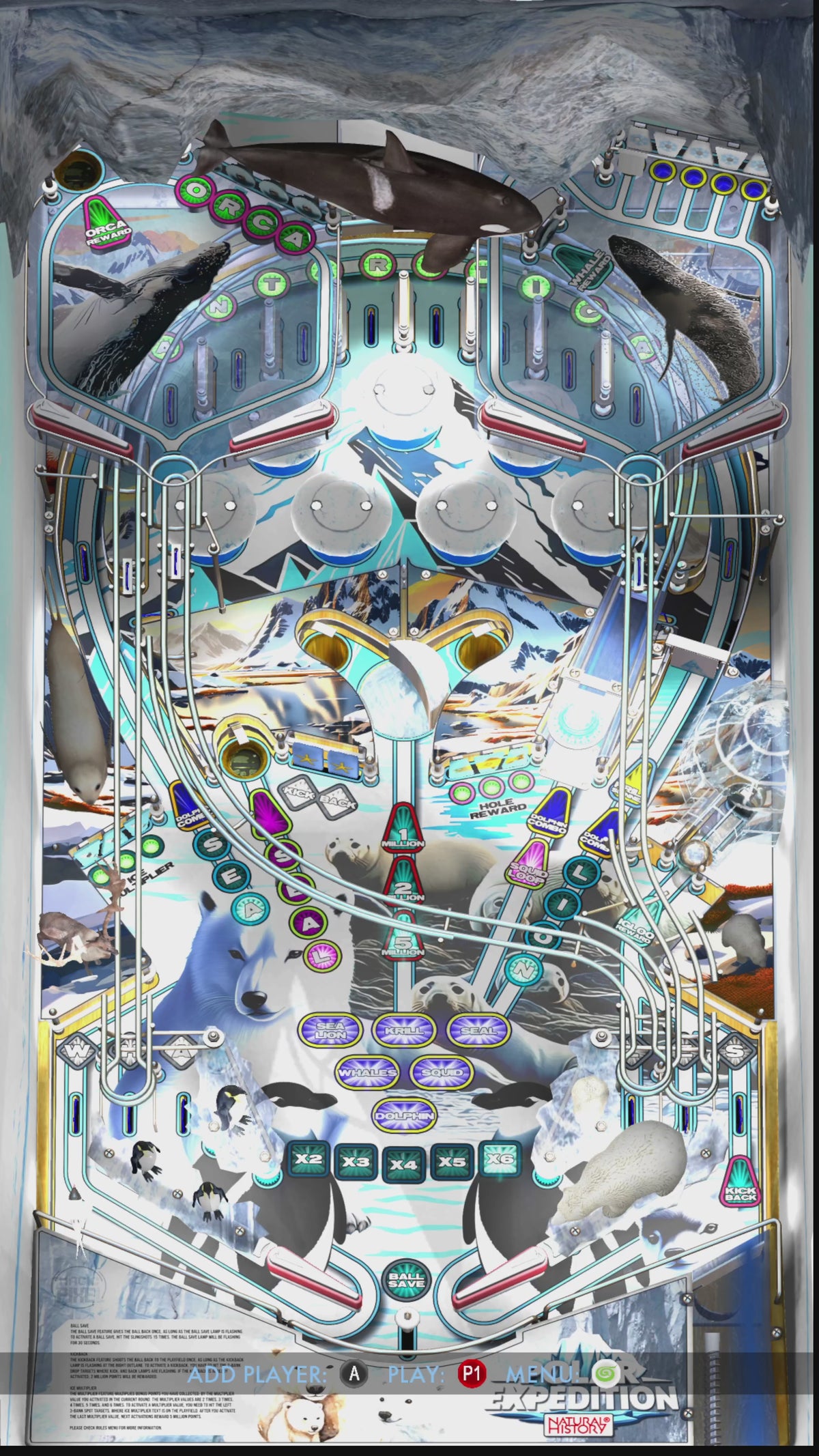 Natural History Pinball Pack 2 (For Legends 4K™ Pinball ONLY)