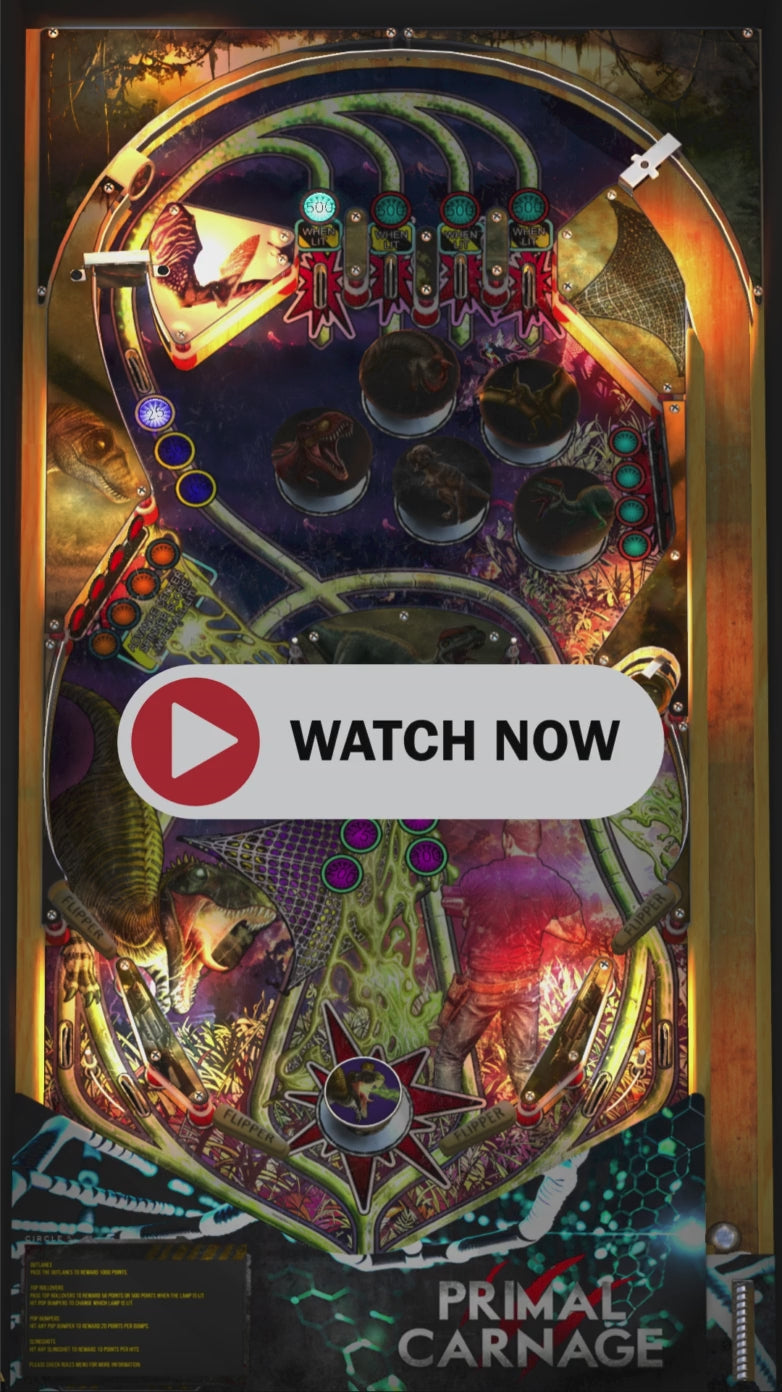 Zaccaria Pinball Primal Carnage Retro Legends Single Pack (For Legends