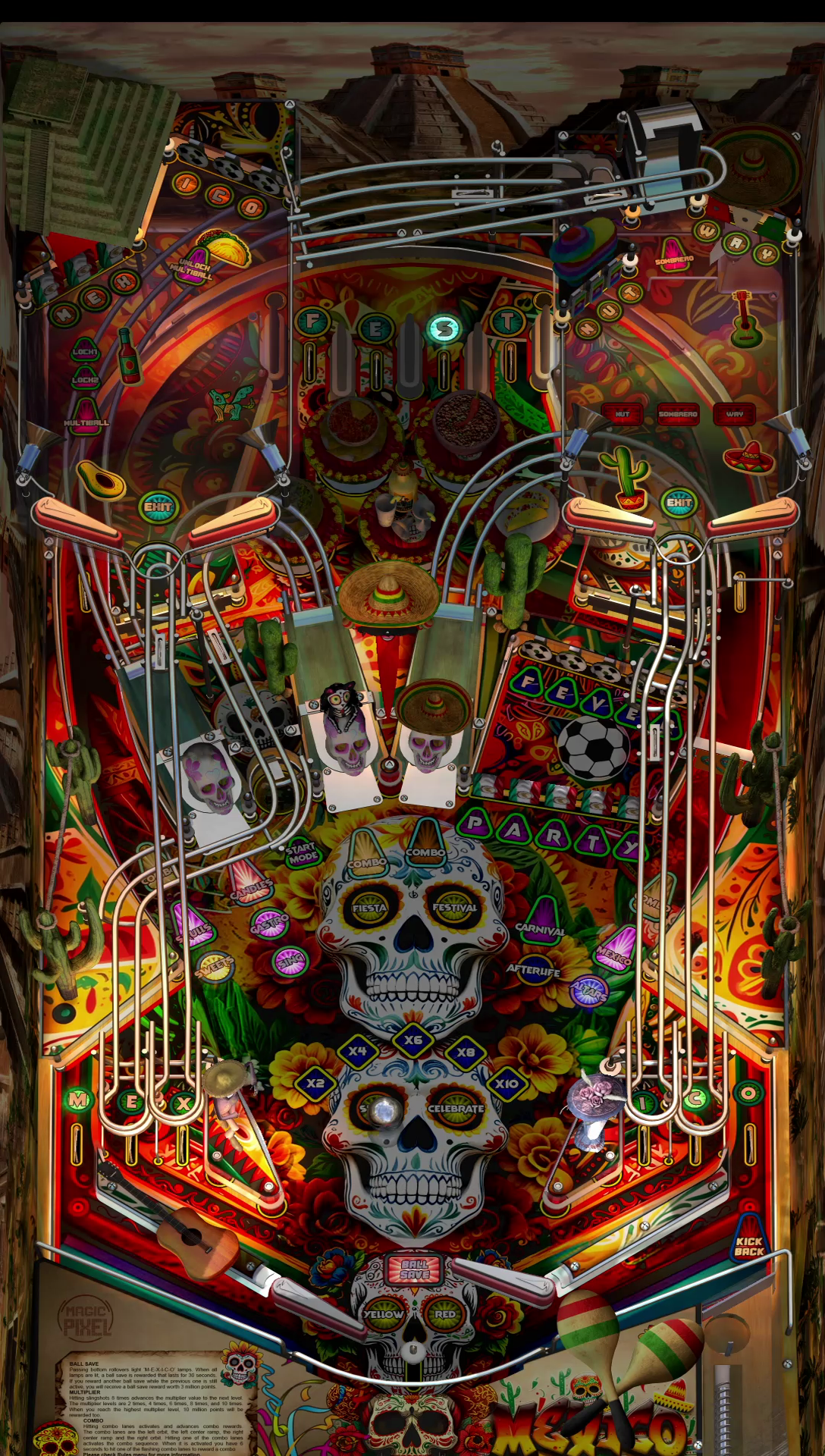 マイケルコース☆BLEECKER☆ブリーカー Zaccaria Mexico Deluxe (For Legends Pinball HD and Legends Pinball Mic