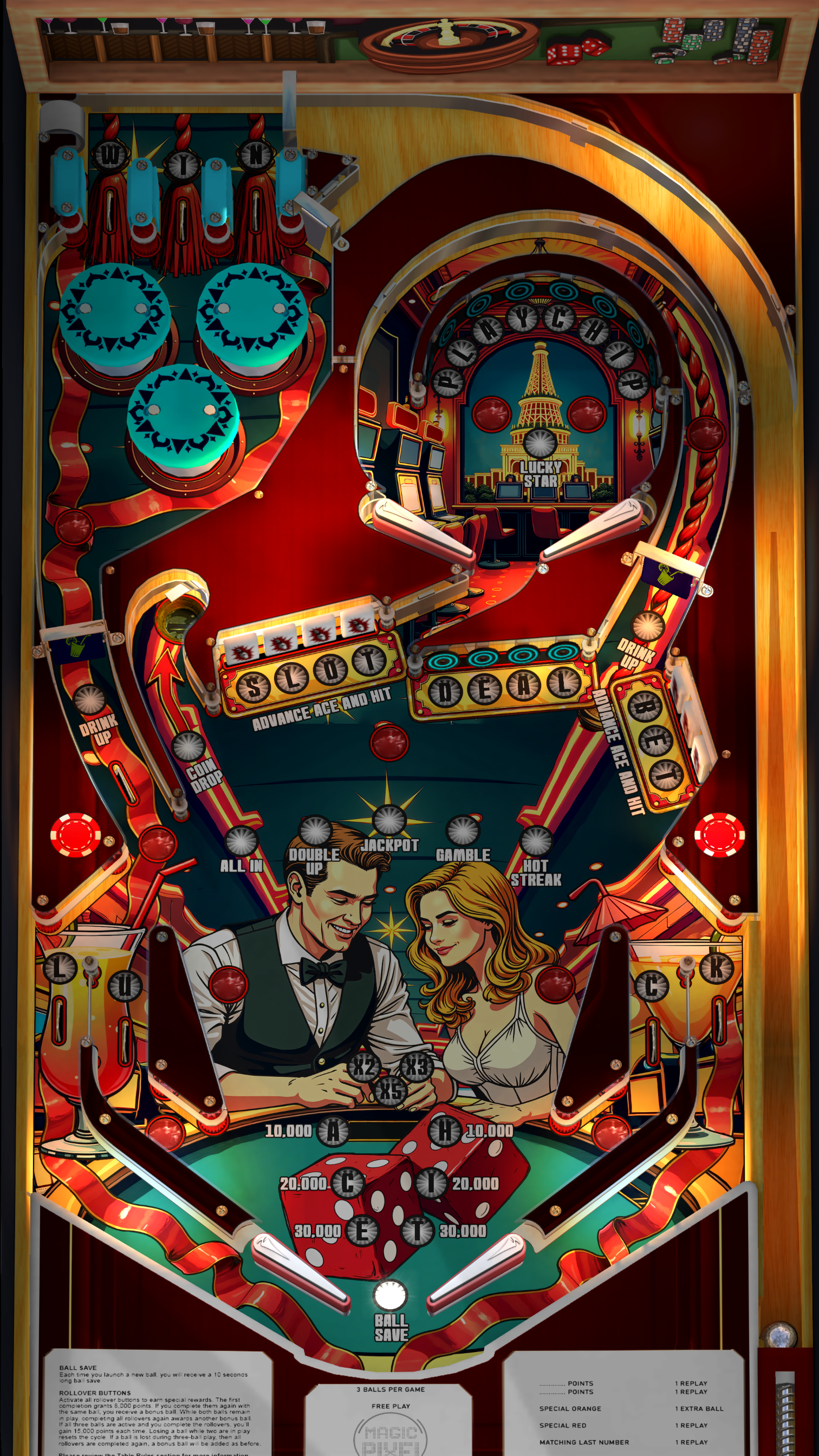 Zaccaria Star’s Phoenix EM+ (For Legends Pinball HD and Legends Pinball Micro HD Only)