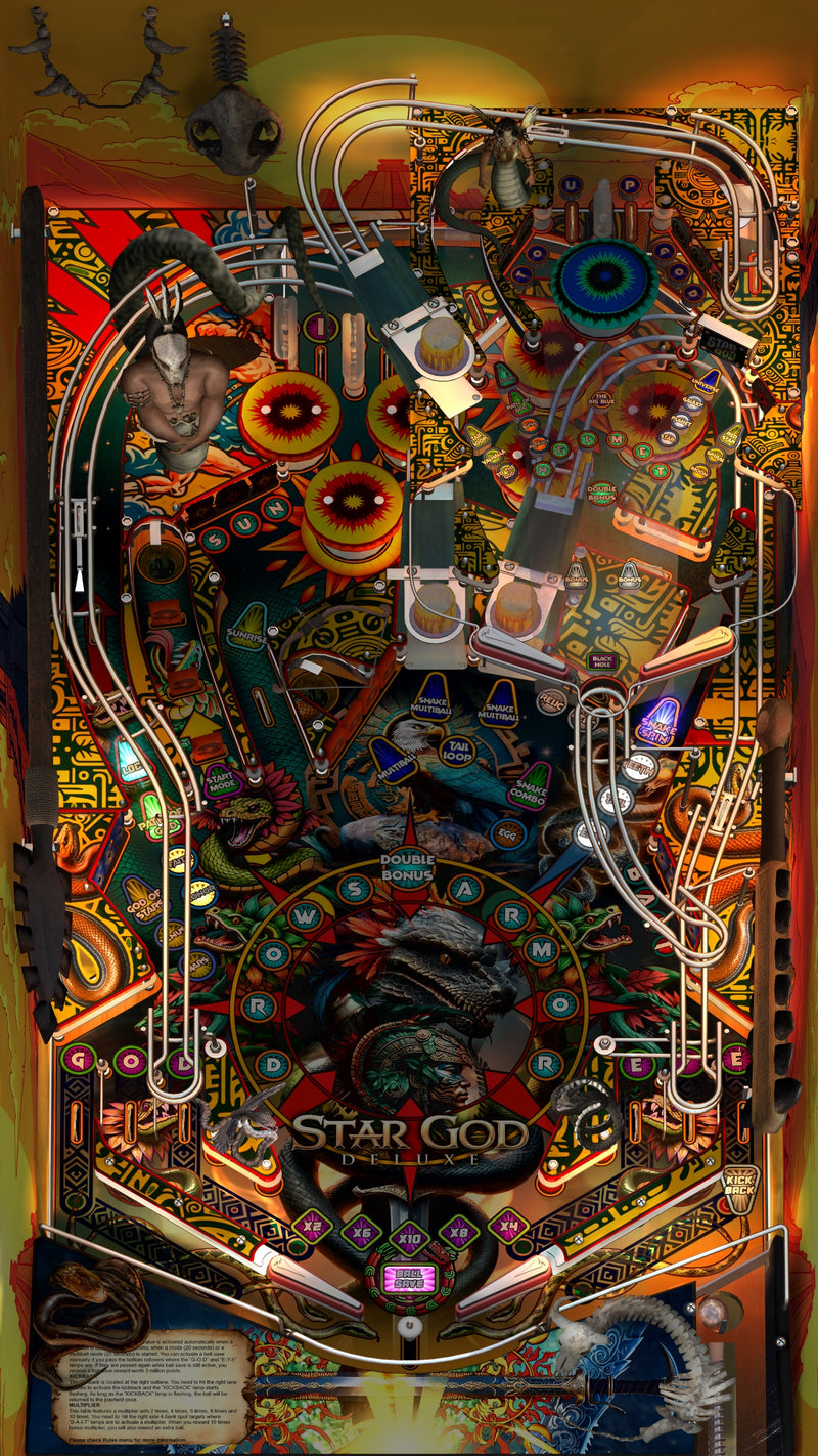 Zaccaria Star God Deluxe Legends Single Pack (For Legends 4K™ Pinball ONLY)
