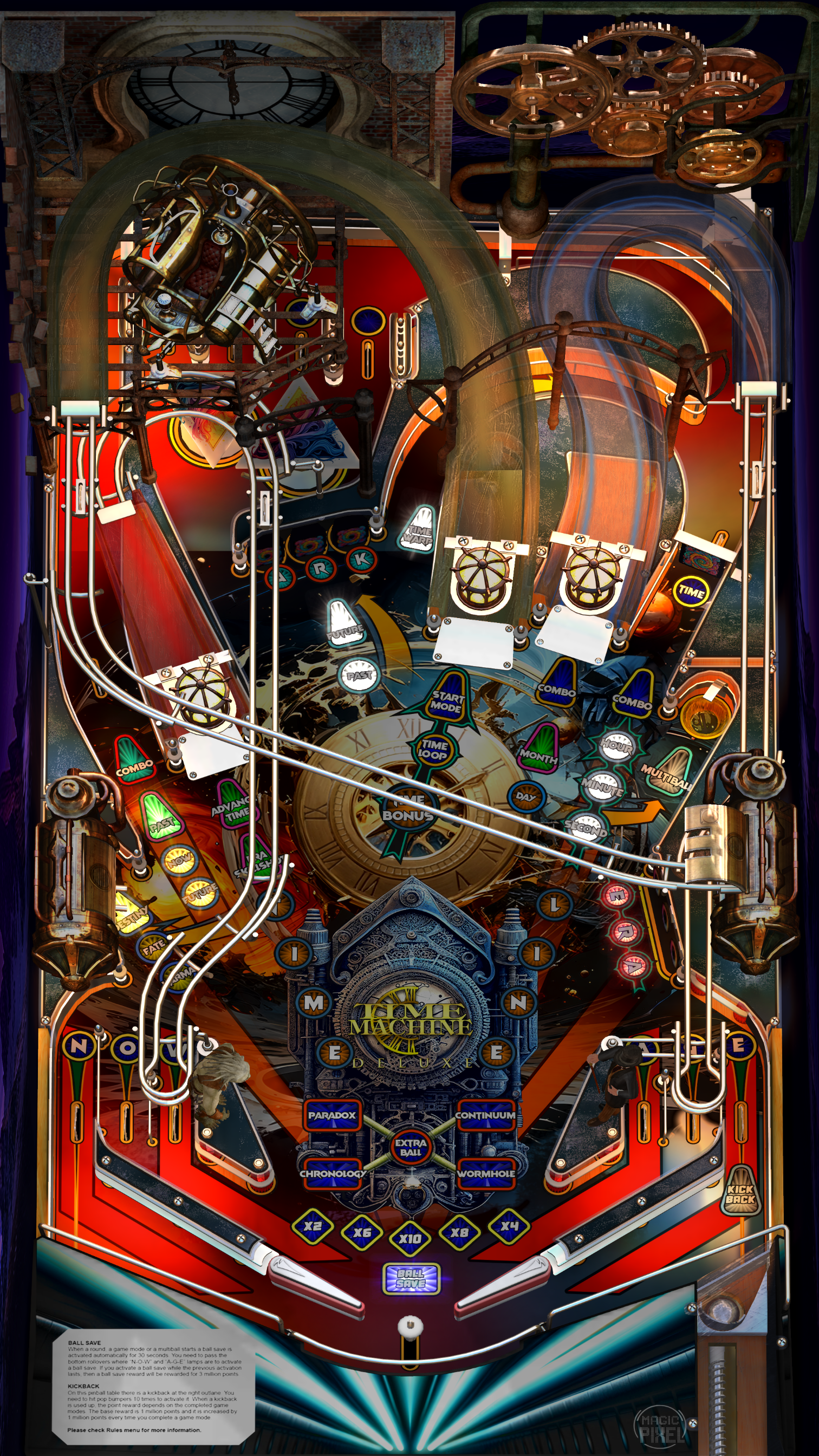 Zaccaria Time Machine Deluxe (For Legends Pinball HD and Legends Pinball Micro HD Only)