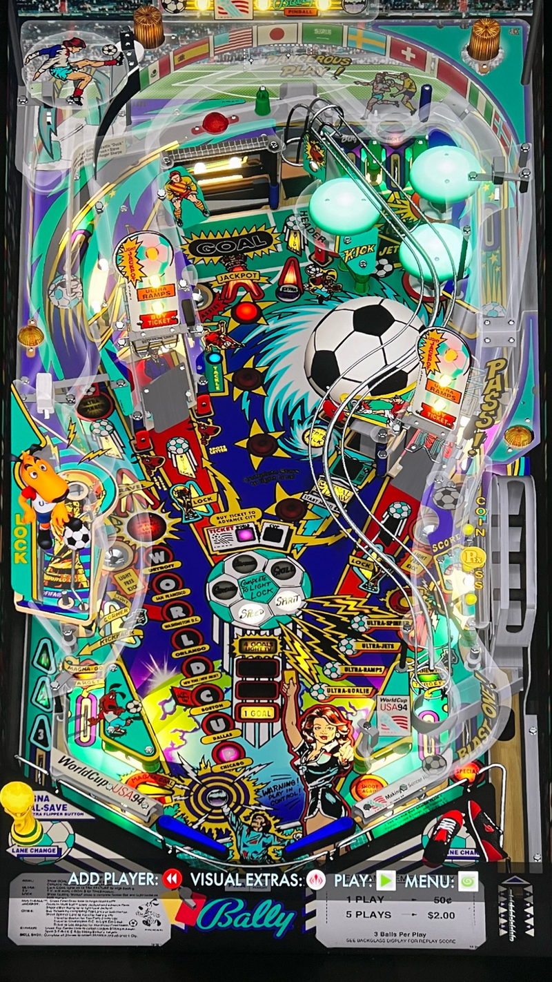Williams™ Pinball: World Cup Soccer Legends Single Premium Pack (For Legends 4K™ Pinball ONLY)
