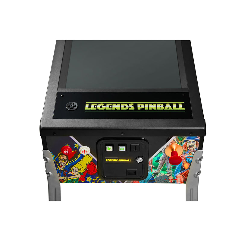 Home pinball machine arcade retro game AtGames Legends Pinball table playfield plunger