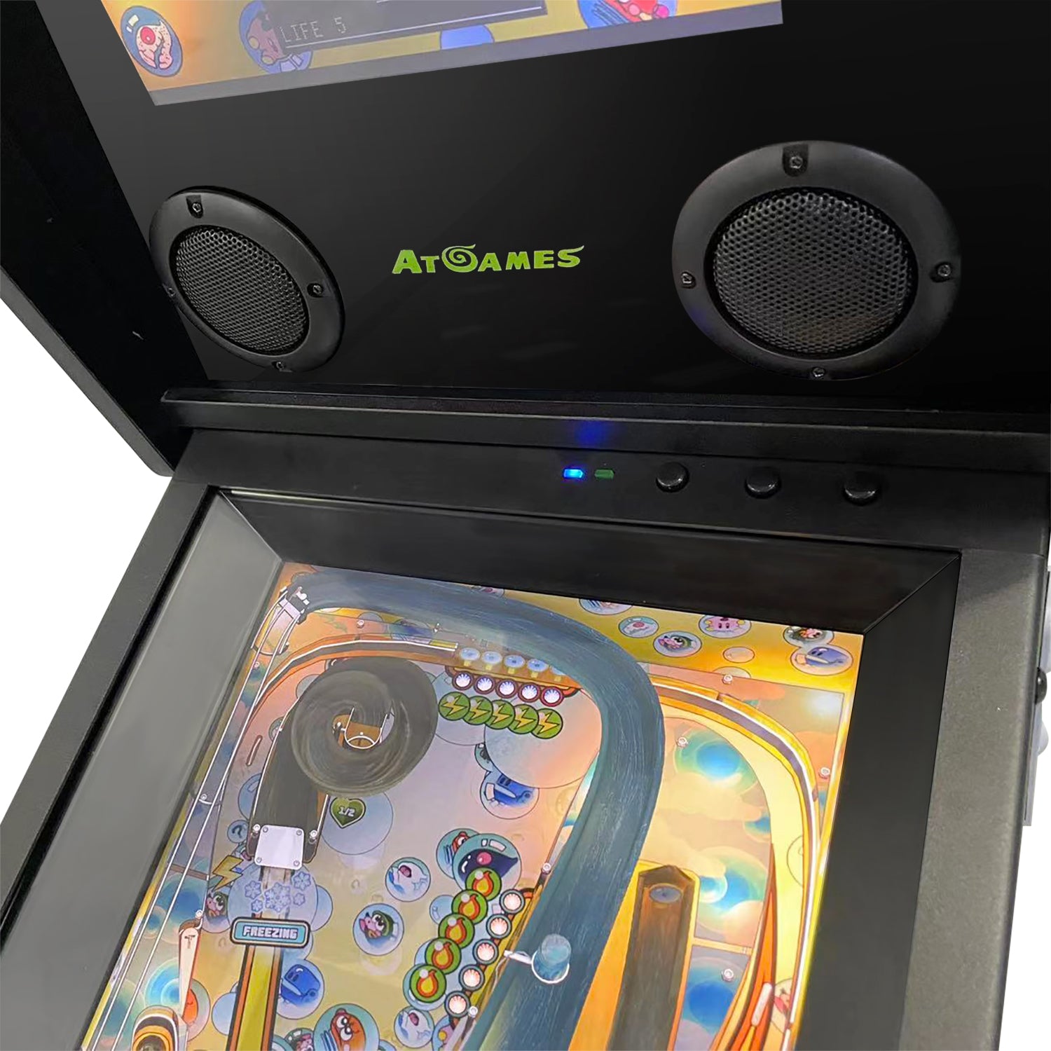 pinball table-top arcade retro AtGames Taito Space Invaders