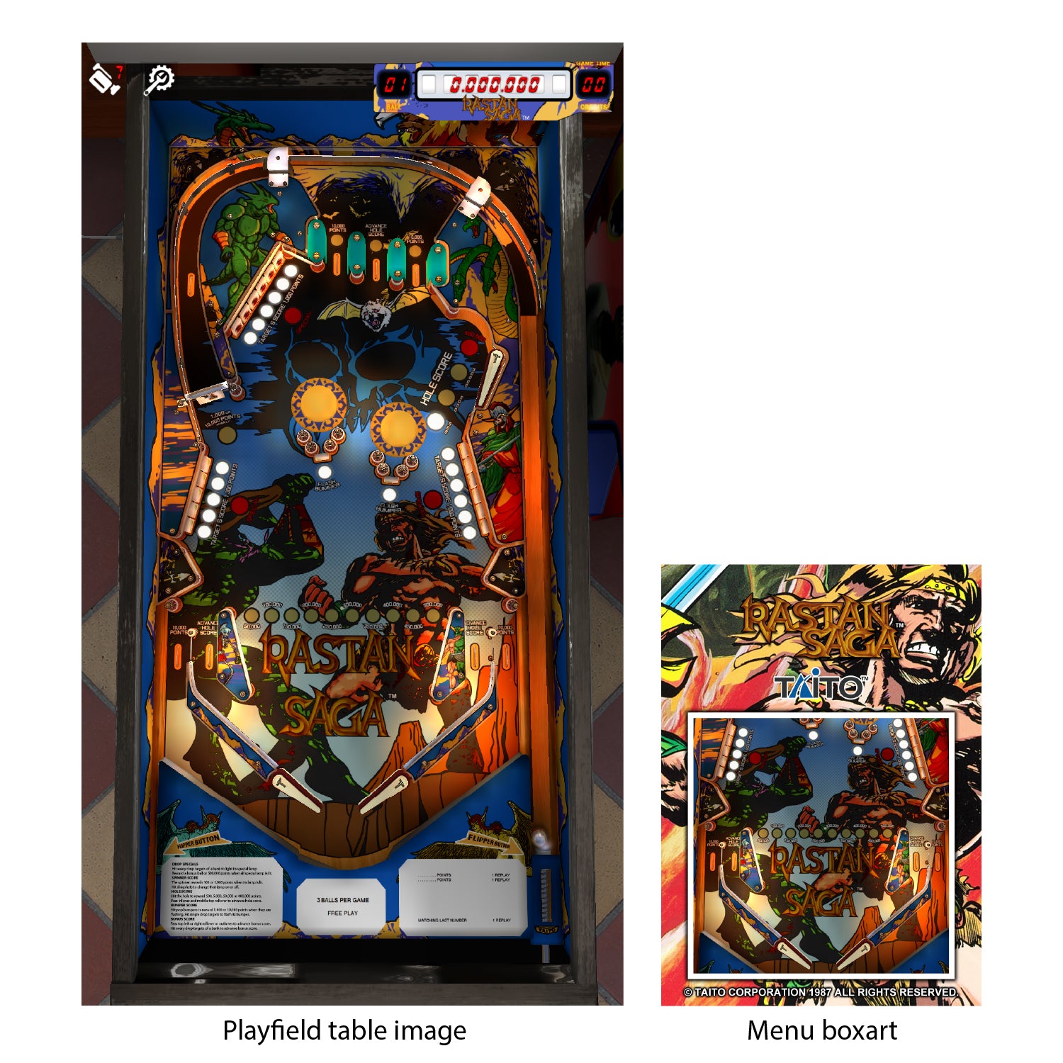 TAITO Pinball Pack 1 (Legends HD Universal Pack)